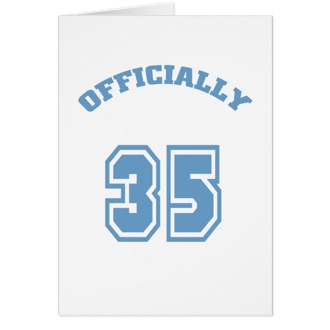 Officially 35 (Front)