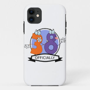 Officially 38 Birthday Banner iPhone 11 Case
