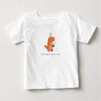 Officially 3 Years Old Dinosaur Boys Birthday T-Sh Baby T-Shirt