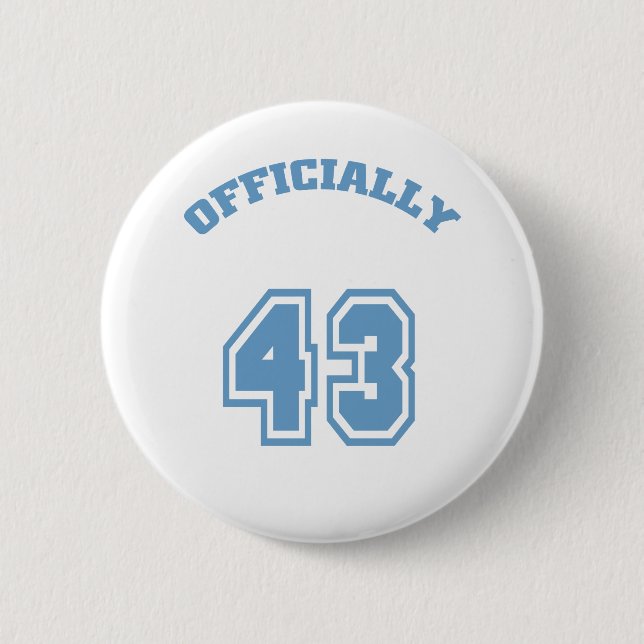 Officially 43 6 cm round badge (Front)