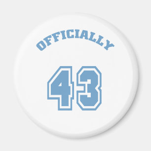 Officially 43 magnet