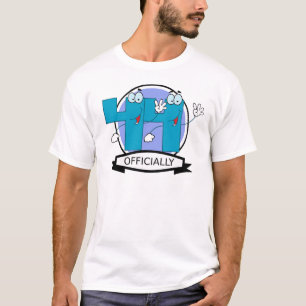 Officially 44 Birthday Banner T-Shirt
