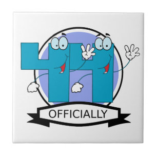 Officially 44 Birthday Banner Tile