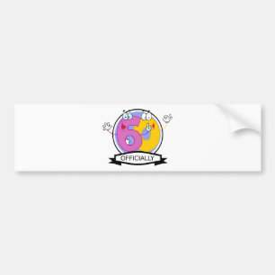 Officially 60 Birthday Banner Bumper Sticker