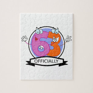 Officially 63 Birthday Banner Jigsaw Puzzle