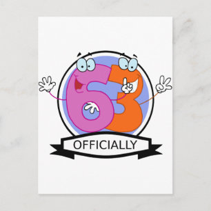 Officially 63 Birthday Banner Postcard