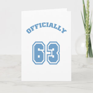 Officially 63 card