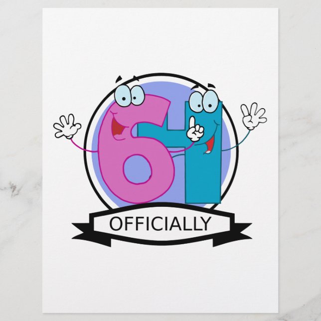 Officially 64 Birthday Banner (Front)