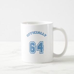 Officially 64 coffee mug