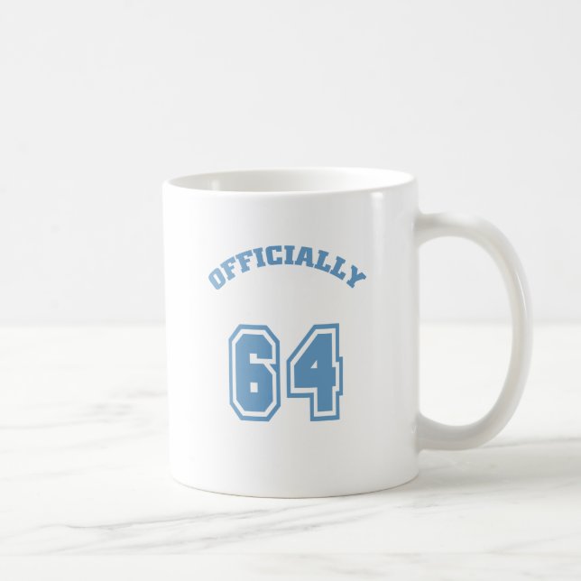 Officially 64 coffee mug (Right)
