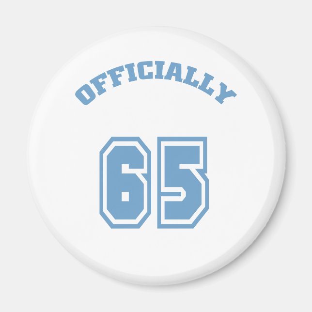 Officially 65 magnet (Front)