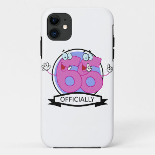 Officially 66 Birthday Banner iPhone 11 Case