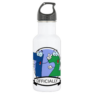 Officially 72 Birthday Banner 532 Ml Water Bottle