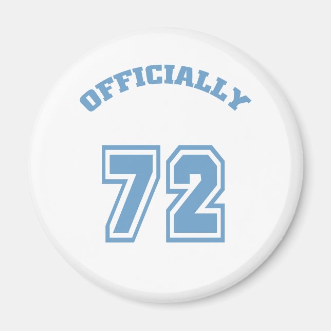 Officially 72 magnet (Front)