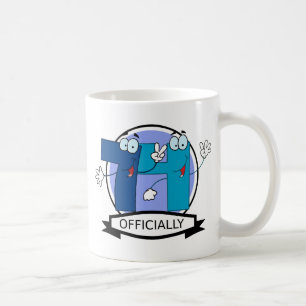 Officially 74 Birthday Banner Coffee Mug