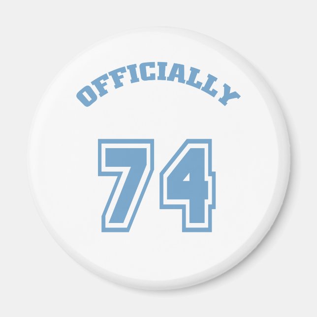 Officially 74 magnet (Front)