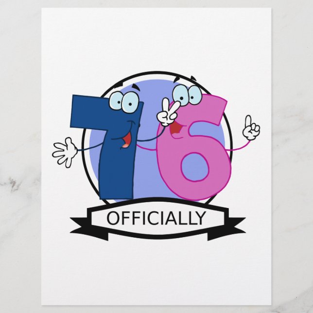 Officially 76 Birthday Banner (Front)