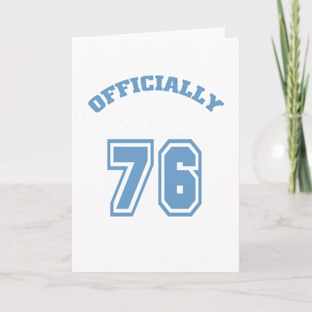 Officially 76 card (Front)