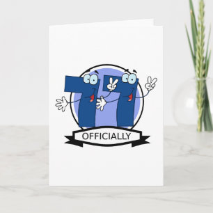 Officially 77 Birthday Banner Card