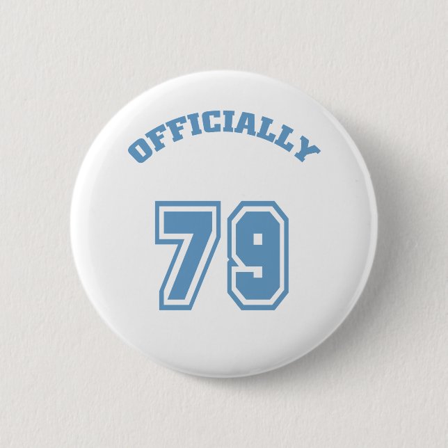 Officially 79 6 cm round badge (Front)
