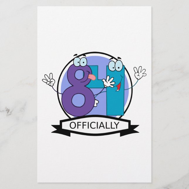 Officially 84 Birthday Banner (Front)