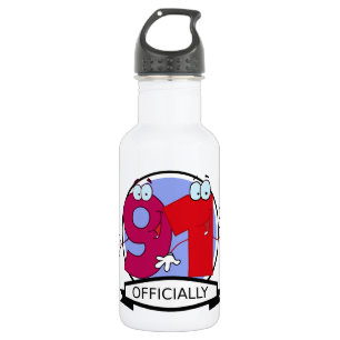 Officially 91 Birthday Banner 532 Ml Water Bottle