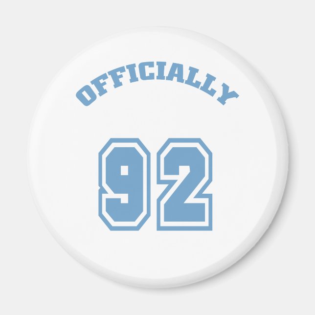 Officially 92 magnet (Front)