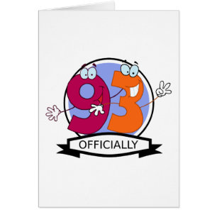 Officially 93 Birthday Banner