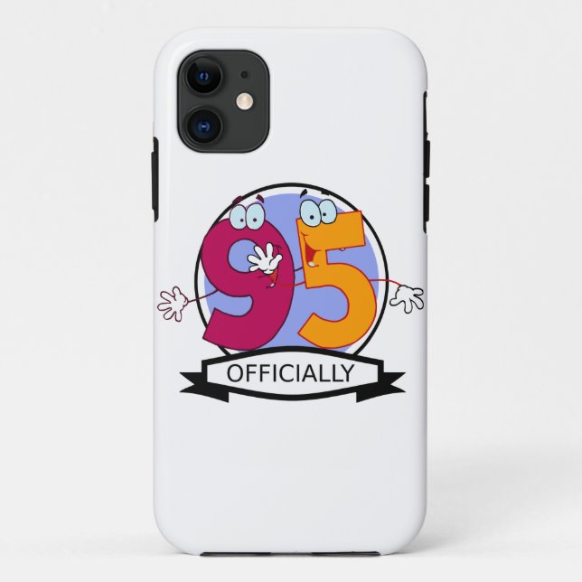 Officially 95 Birthday Banner Case-Mate iPhone Case (Back)