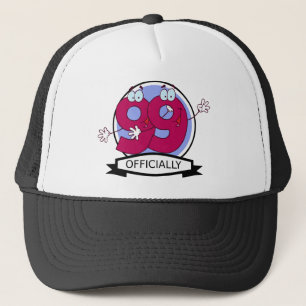 Officially 99 Birthday Banner Trucker Hat