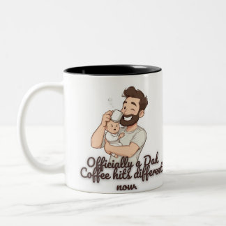 Officially a Dad Coffee Mug – Funny New Dad Gift