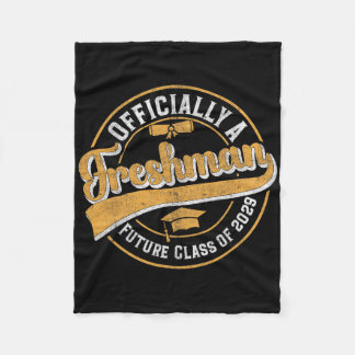 Officially A Freshman Cl Of 2029 First Day Of 9th  Fleece Blanket