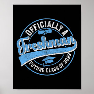 Officially A Freshman Cl Of 2029 First Day Of 9th Poster