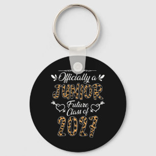 Officially A Junior Future Cl Of 2027 Leopard Key Ring