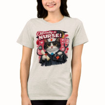 Officially A Nurse Cute Cat Graduation Nursing Stu