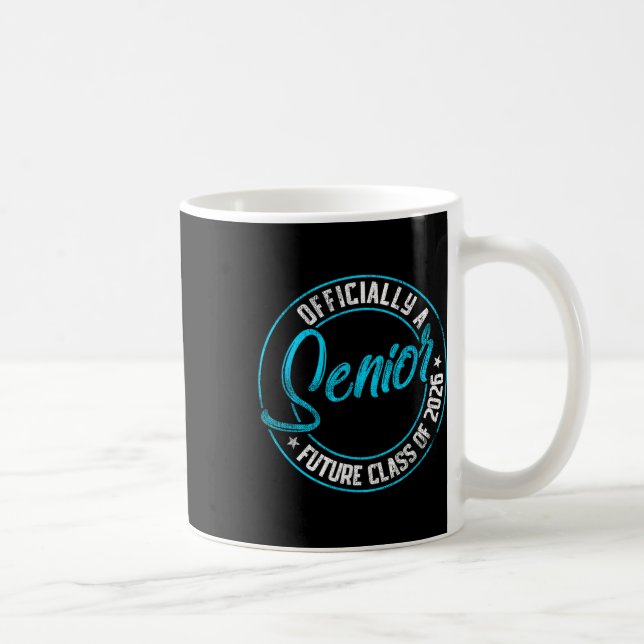 Officially A Senior Future Cl 2026 Back School Vin Coffee Mug (Right)