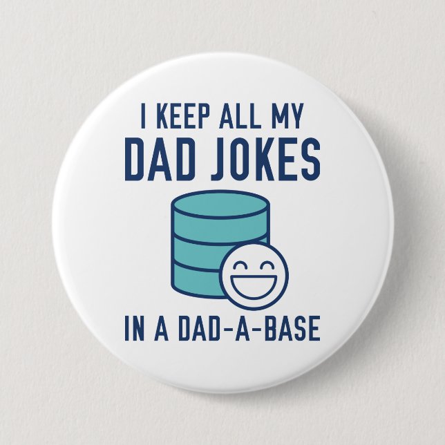 Officially Dad Jokes 7.5 Cm Round Badge (Front)