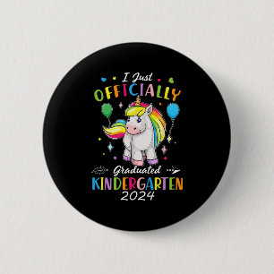 Officially Graduated Kindergarten Graduation 2024  6 Cm Round Badge