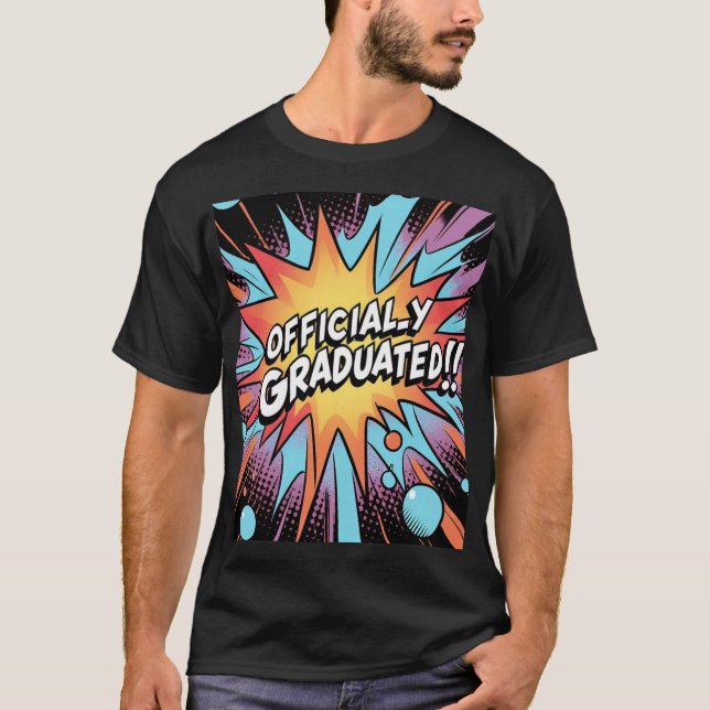 Officially Graduated Mens Tshirt (Front)