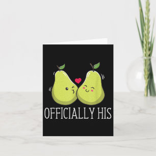 Officially His Wedding Husband And Wife Bride And Card