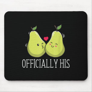 Officially His Wedding Husband And Wife Bride And Mouse Pad