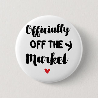 Officially off the market 6 cm round badge