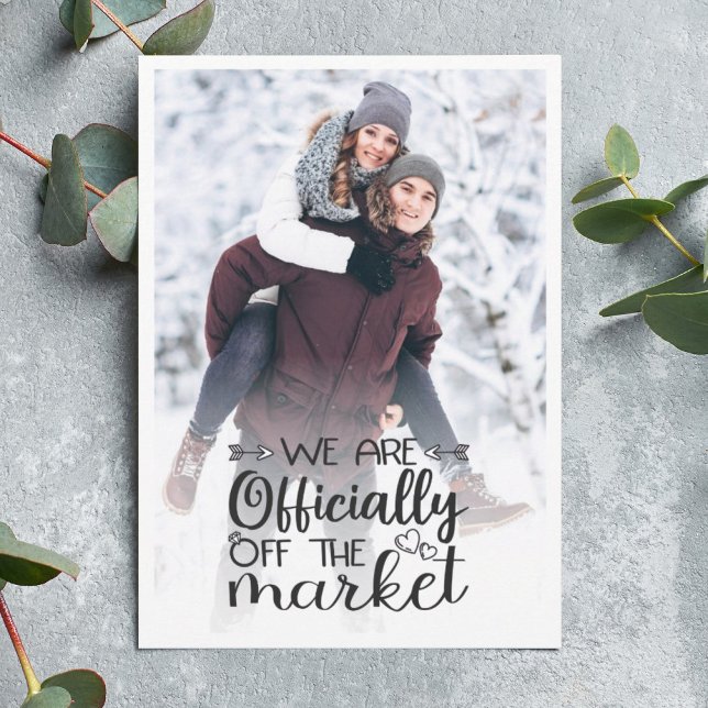 Officially off the market engagement save the date (Creator Uploaded)