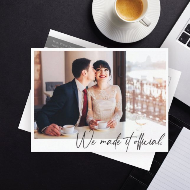 Officially Penned Photo Wedding Announcement (Creator Uploaded)