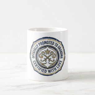 Officially Promoted to Grandma Announcement Coffee Mug