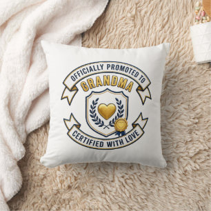 Officially Promoted to Grandma Cushion