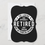 officially Retired 2024<br><div class="desc">Officially retired 2024 - not my problem anymore! This funny retirement collection is designed for all retiring nurses, doctors, engineers, bosses, coworkers and colleagues. Order one for your favourite retiree now! This makes a perfect retirement or holiday present for grandpa, dad, son, brother, uncle, husband, friend, boyfriend as they retire....</div>