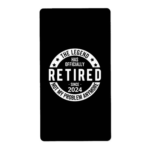 officially Retired 2024 (Front)