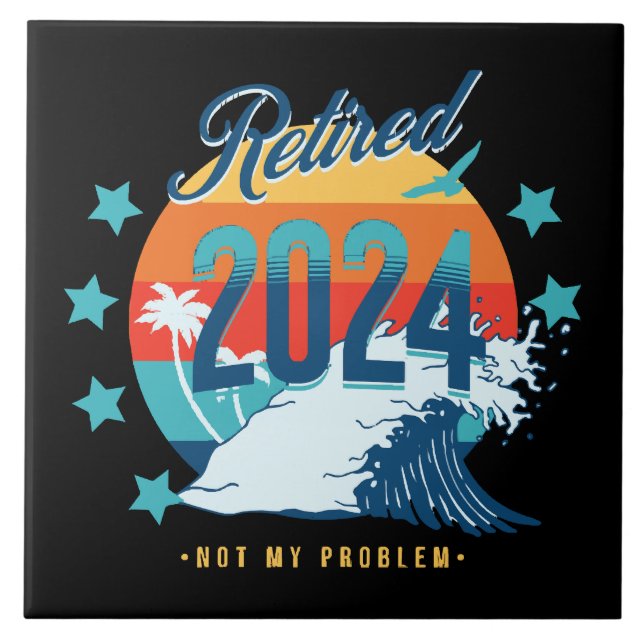 Officially Retired 2024 Ceramic Tile (Front)