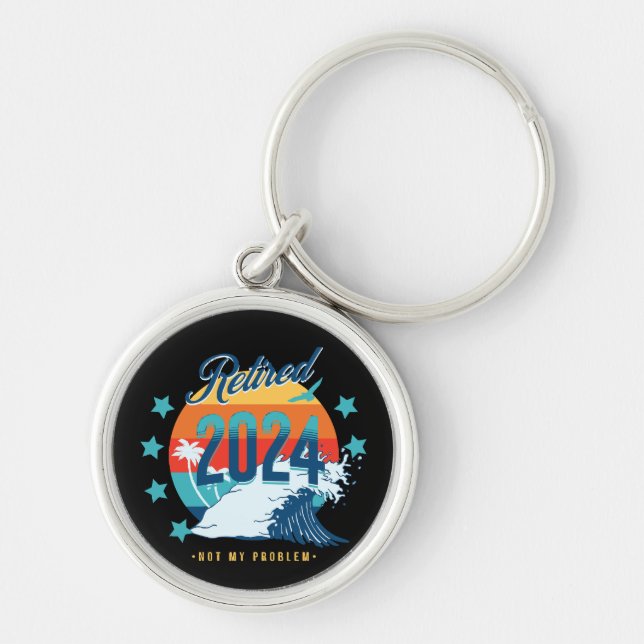 Officially Retired 2024 Key Ring (Front)
